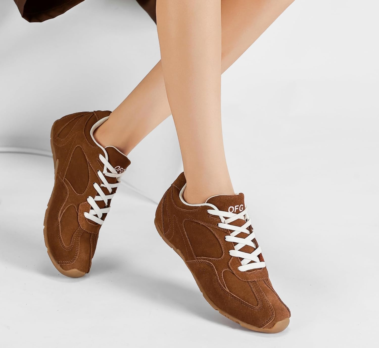 Women's Retro Platform Sneakers Cute Running Shoes Thick Sole Casual Walking Shoes Breathable ClassicTrainers Shoes - Image 5