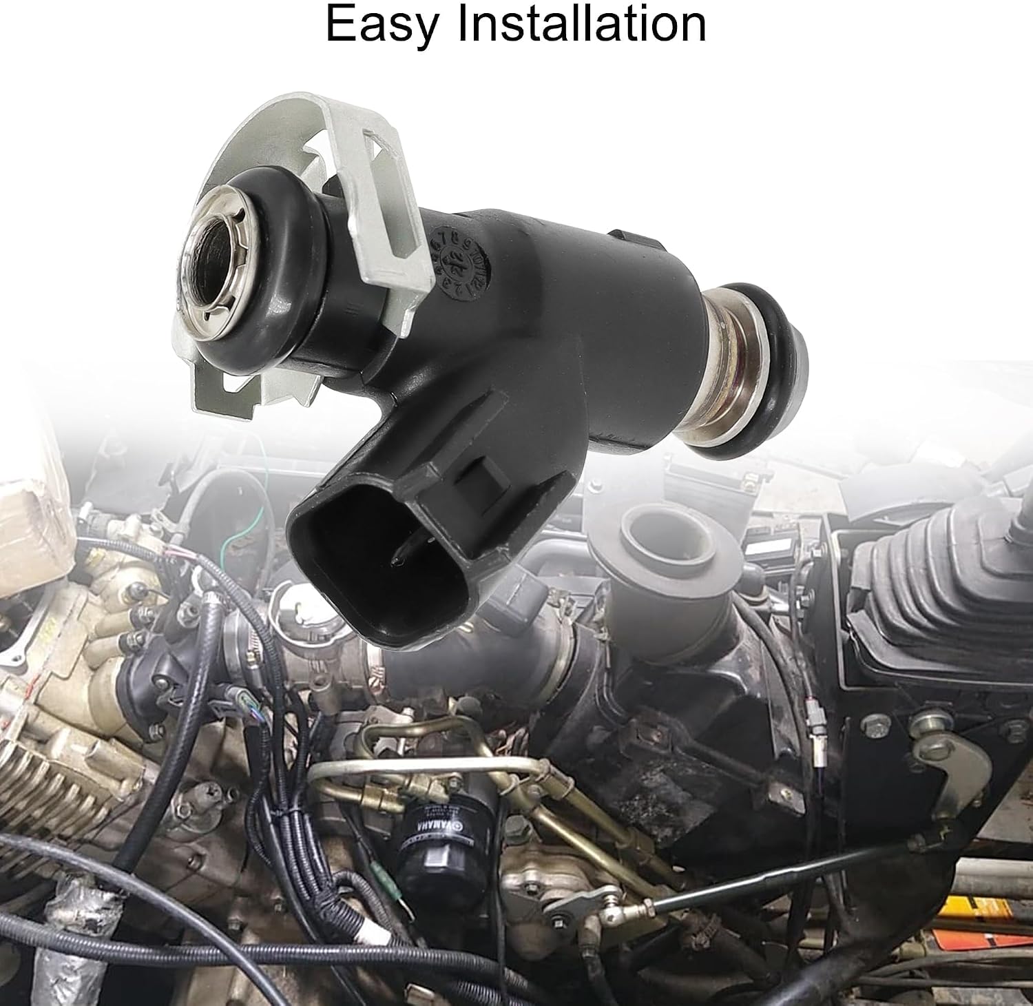 16400-004C-0000 Fuel Injector 2 Hole 28160355 Fit for Hisun 500 450 550 UTV ATV Massimo MSU 500 Coleman outfitter 500 UT500 Axis 500 Cub cadet Challenger 550 Bennche Sector 550 Vector 500 2011-2018