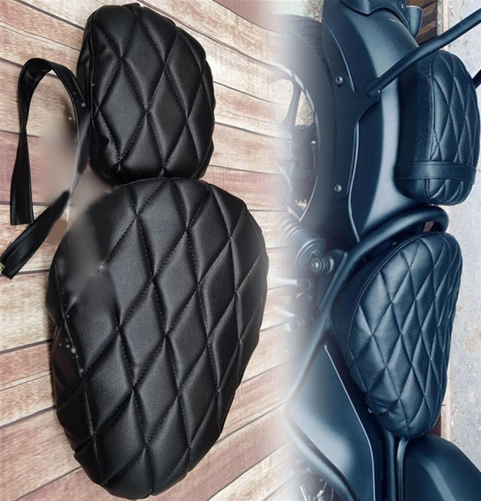 Housse de siège passager pour moto Rebel CMX 300 500 marron pour les balades en duo