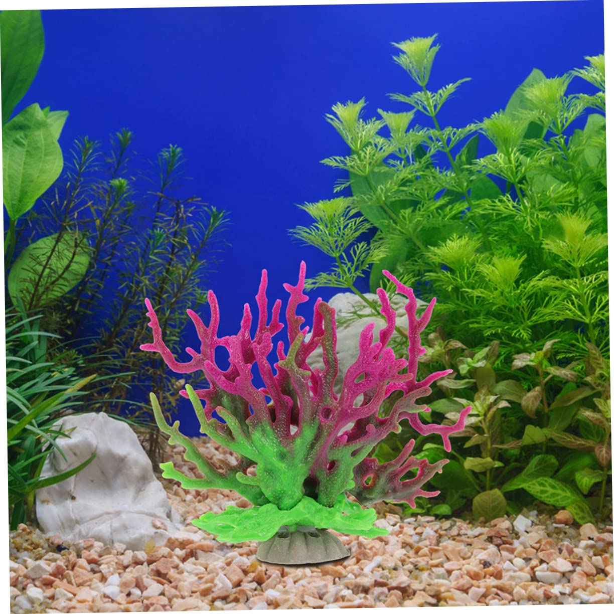 Kisangel 4stücke Dekorative Korallen Für Aquarien Künstliche Korallenbaum-Dekoration Geeignet Für Meerwasser-Aquarium Perfektes Zubehör Für Kreative Aquarienlandschaften Pflegeleicht