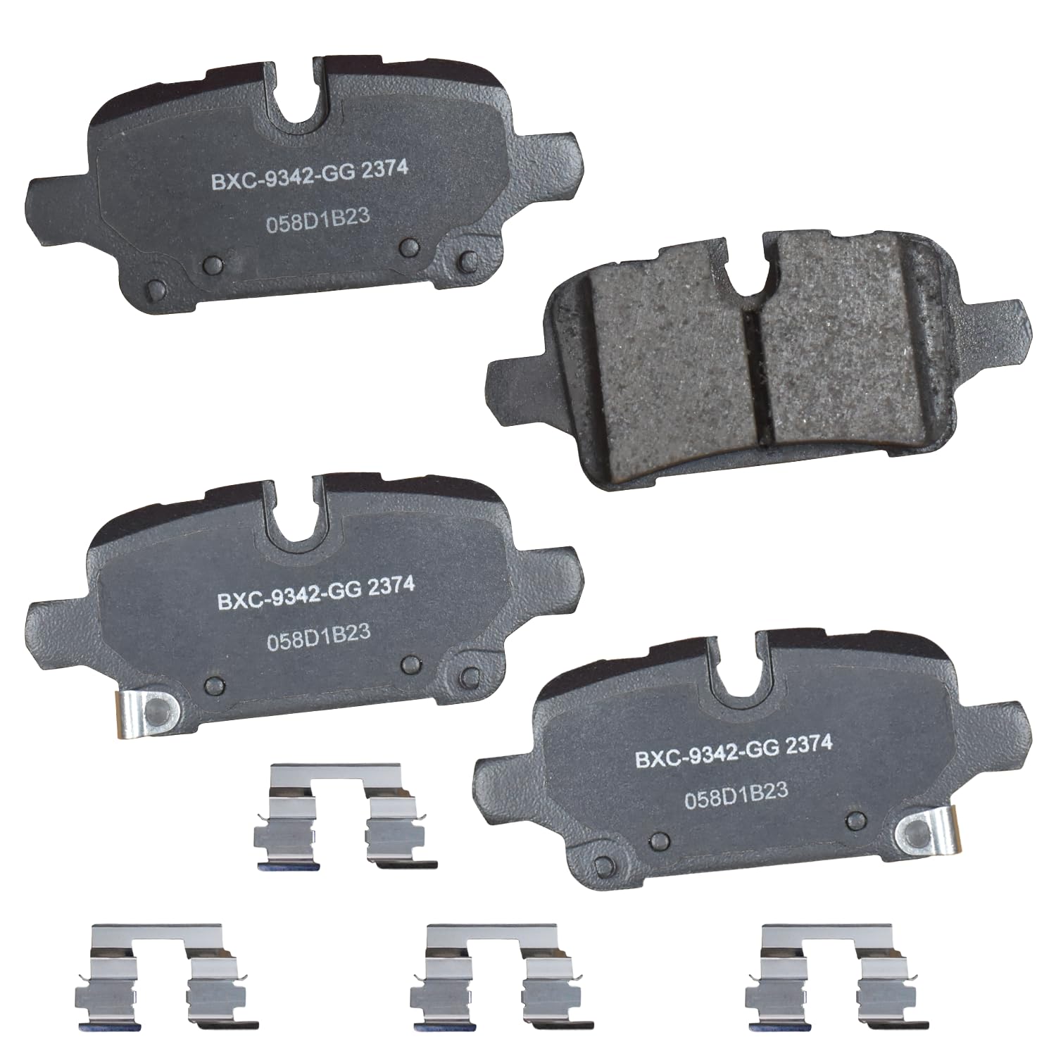 Bendix Premium SBC2374 Ceramic Rear Brake Pads for Chevrolet Equinox 2023-2021, Malibu 2023-2020, GMC Terrain 2023-2021