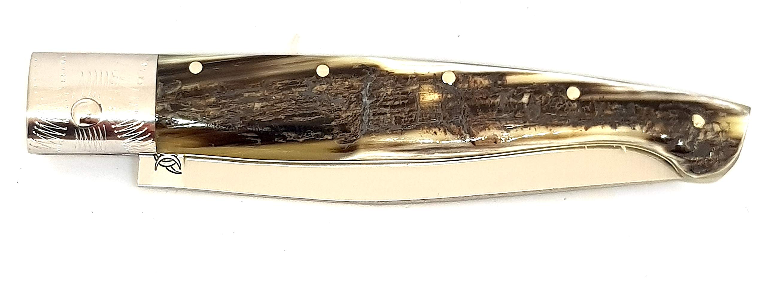 is lunas Coltello da Caccia SARDO PATTADA Tascabile Manico in Corno Sardegna Collezione