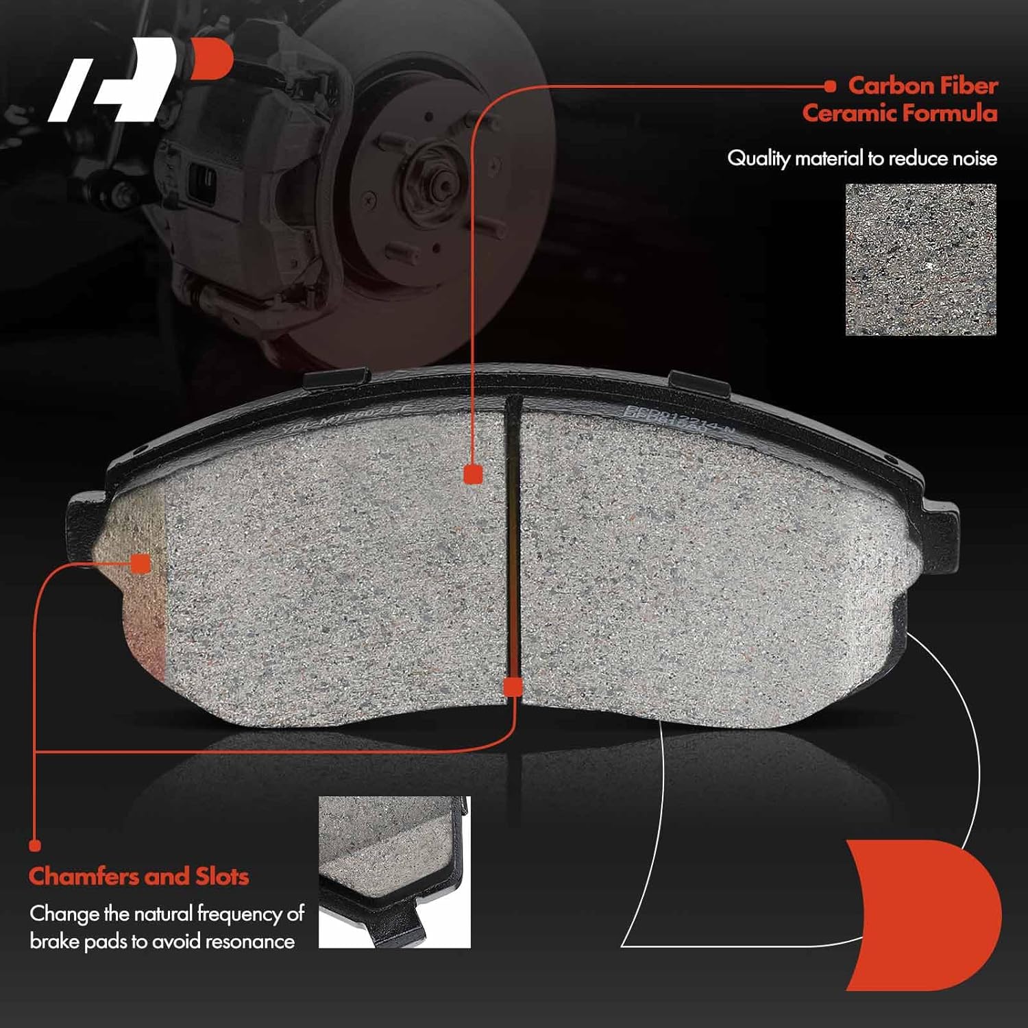 A-Premium Front and Rear Vented Disc Brake Rotors + Ceramic Pads Kit Compatible with Select Nissan Models - Sentra 2007-2012, Versa 2007-2012, Cube 2009-2014, 12-PC Set