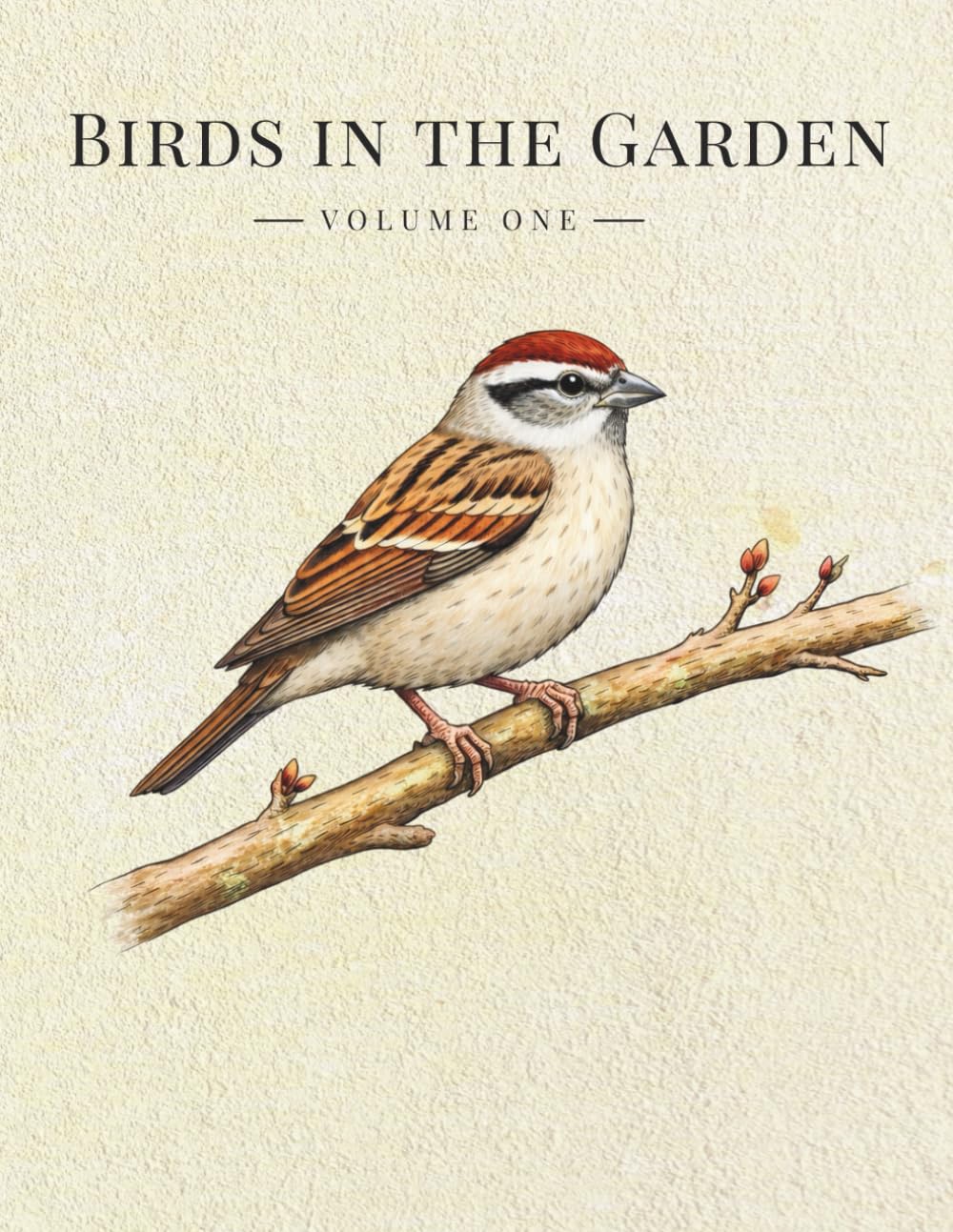 Birds in the Garden: A Garden Bird Coloring Book: Volume 1