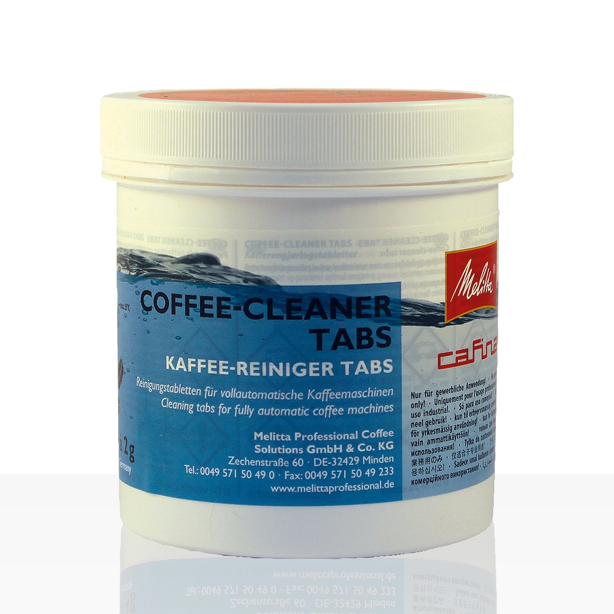 Melitta Cafina Kaffee-Reiniger Tabs 200 x 2g Reinigungs-Tabletten