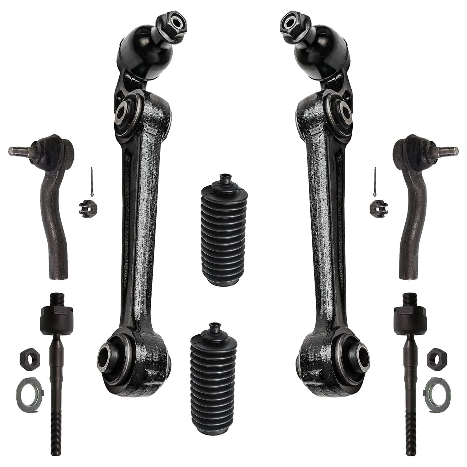 Detroit Axle - 8pc Front End Control Arms Kit for 07-12 Ford Fusion