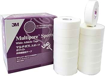 テーピング マルチポアスポーツホワイト・エラスティックプラス Amazon | 3M(スリーエム) テーピング マルチポアスポーツ