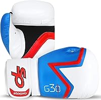 Vista 5 de Starpro Guantes de boxeo G30 – Libera el poder y mantente protegido – Guantes de kickboxing, fitness y entrenamiento – Varios colores y tamaños