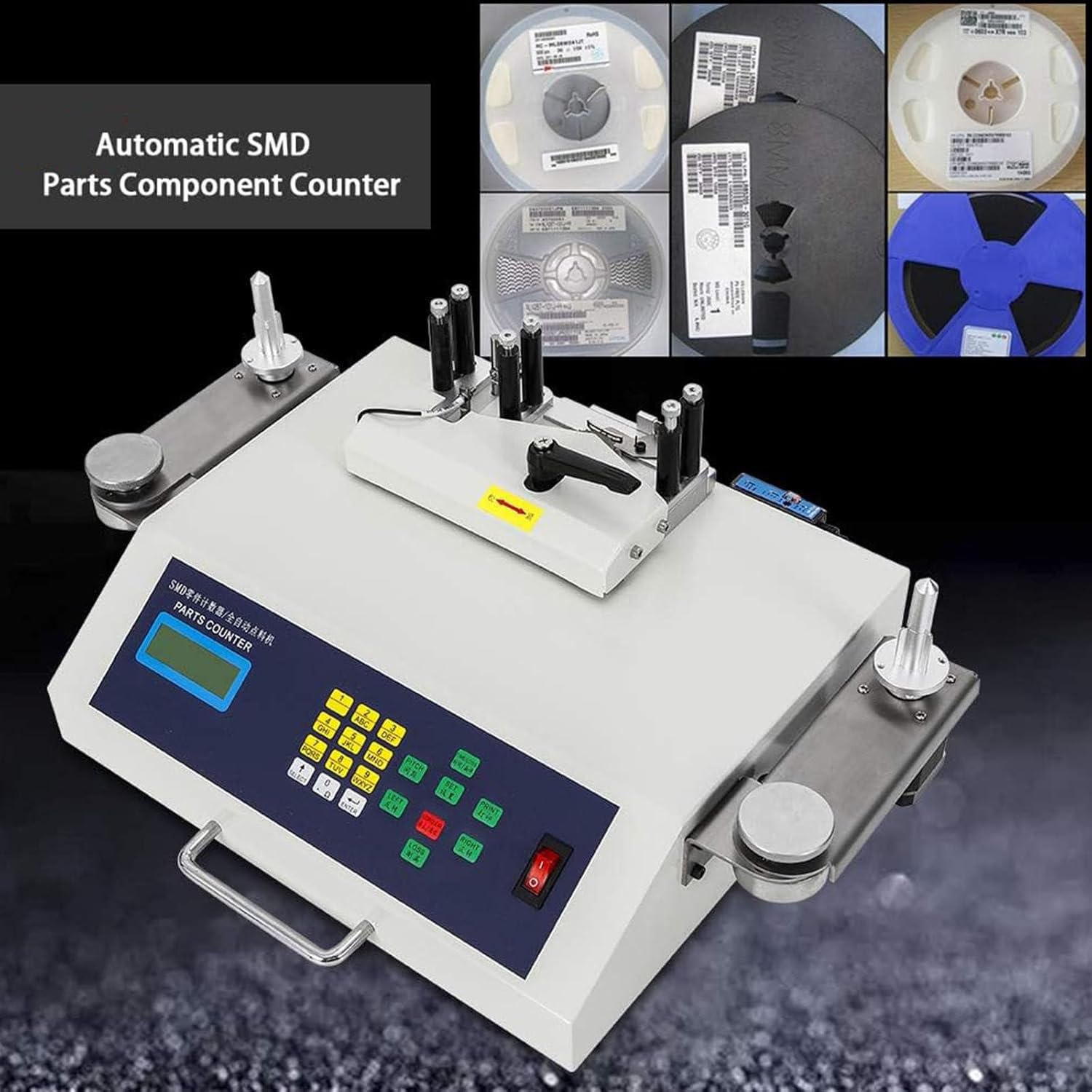 Contatore automatico delle parti con l'esposizione LCD e la rilevazione di perdita per l'elaborazione delle parti di precisione