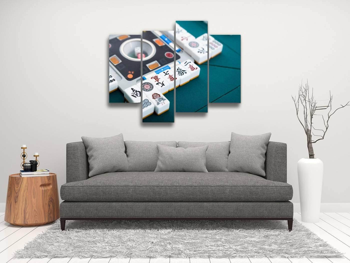 Amazon アートパネル 麻雀 リーチの攻防戦サイコロ リーチ 闘牌 雀荘 麻雀 麻雀牌インテリア 絵画 壁掛け ポスター キャンバス 部屋飾り アート 壁キャンバス 壁飾り 壁キャンバス絵画 おしゃれ 北欧 新築飾り お祝い 贈り物 アートフレーム ポスター オンライン通販