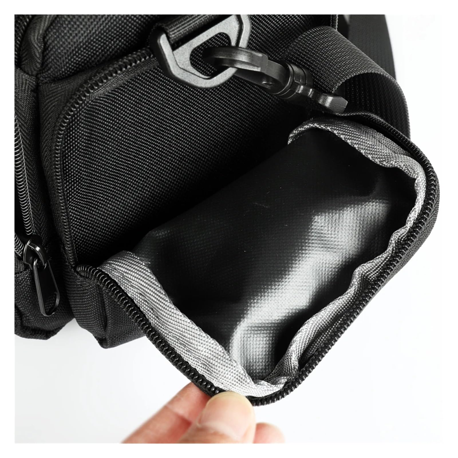 Borsa A Tracolla Per Fotocamera Borsa for fotocamera reflex Obiettivo digitale Zaino for fotografia all'aperto Tessuto leggero impermeabile Grande capacità Multi Per Fotocamera(Black)
