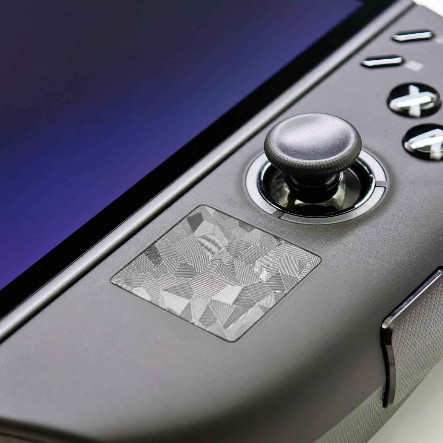 Legion Go 2 Touchpad Protector Skin Texture Sticker High End Textured Skin Diamanti rotti Nero