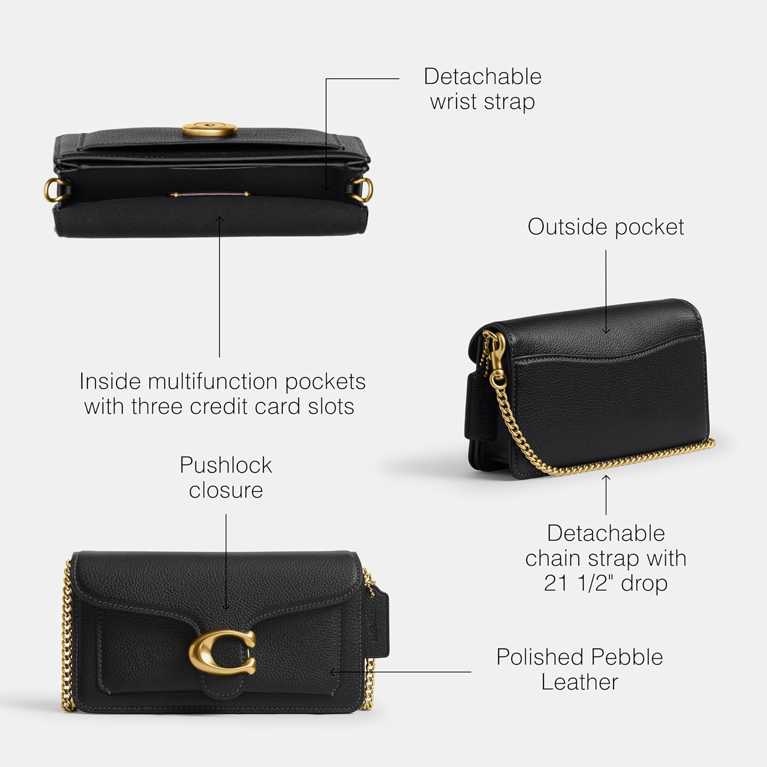 Coach Tabby Crossbody Bag 19 - Image 3