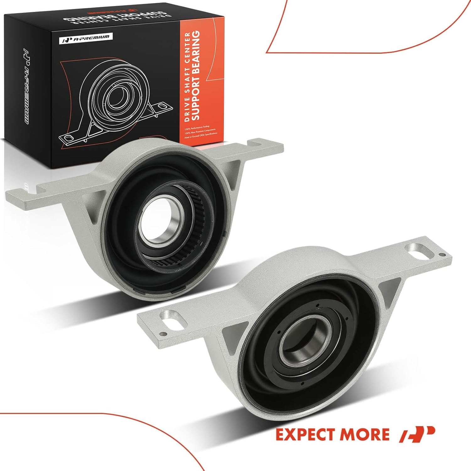 A-Premium Front Rear Drive Shaft Center Support Bearing Compatible with Cadillac SRX 2010-2016, AWD, Driveshaft Carrier Bearing