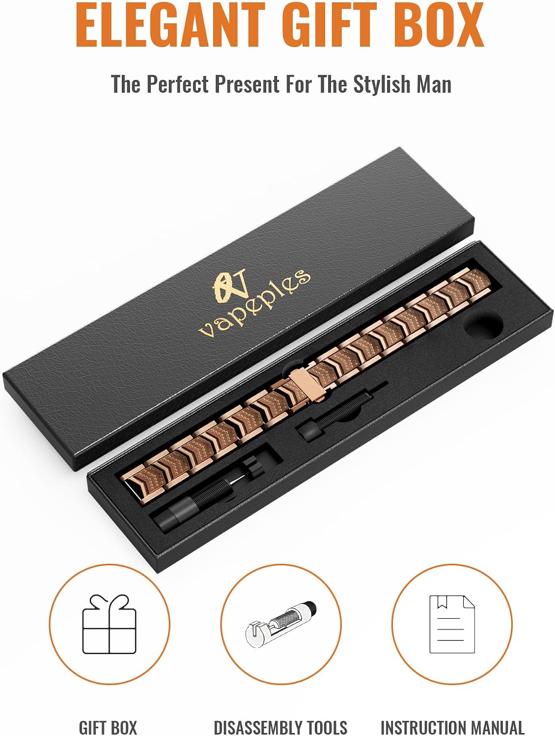 Copper Bracelet for Men,3X Magnetic,3800 Gauss,99.99% Pure Copper Magnetic Bracelets for Men, Power Balance,Shield Design,Gift Box Packaging With Adjustment Tool