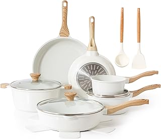 SENSARTE 16-Piece Nonstick Ceramic Cookware Set