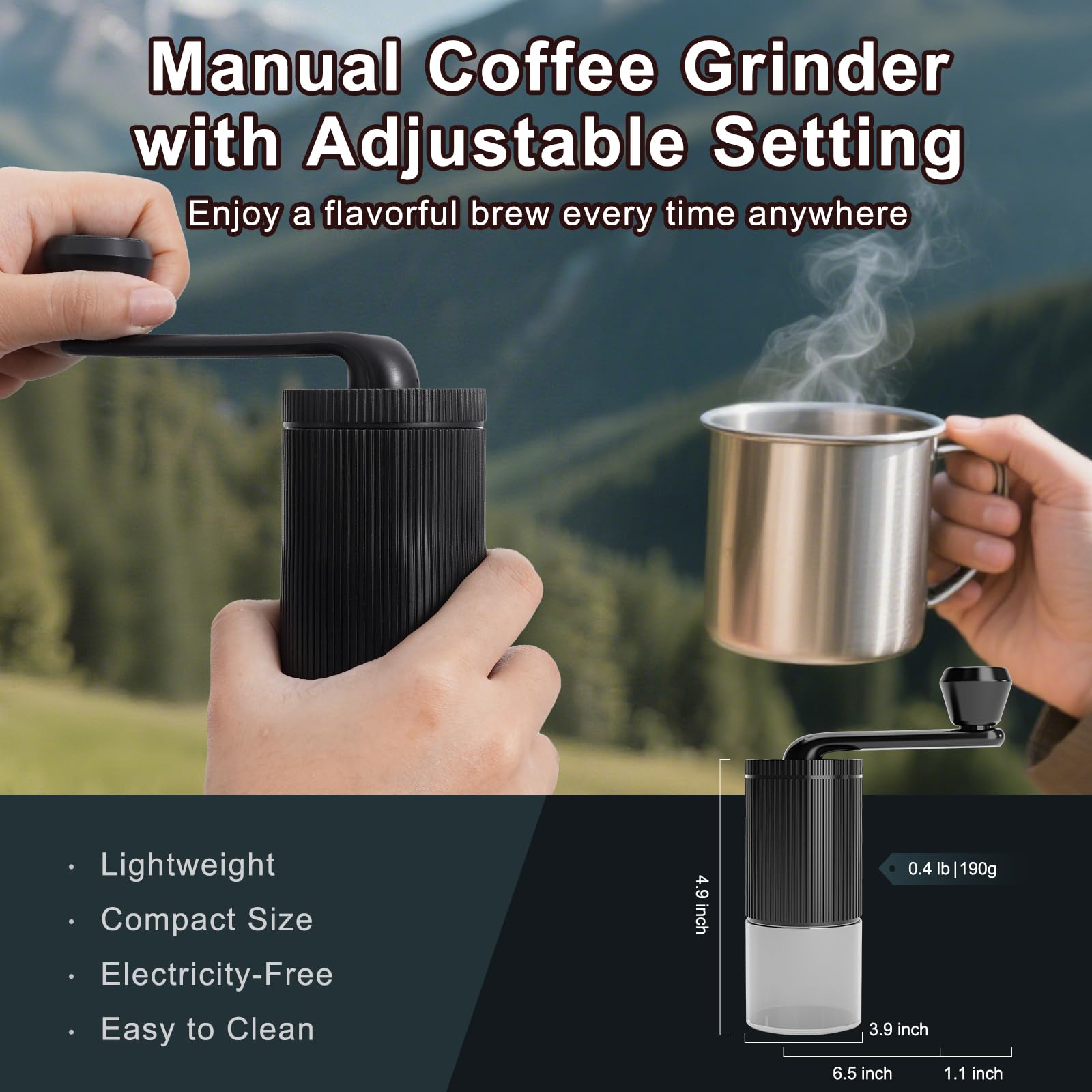 Portable Espresso Machine & Coffee Grinder - Travel Barista -6 Portable Espresso Machine & Coffee Grinder - Travel Barista -6