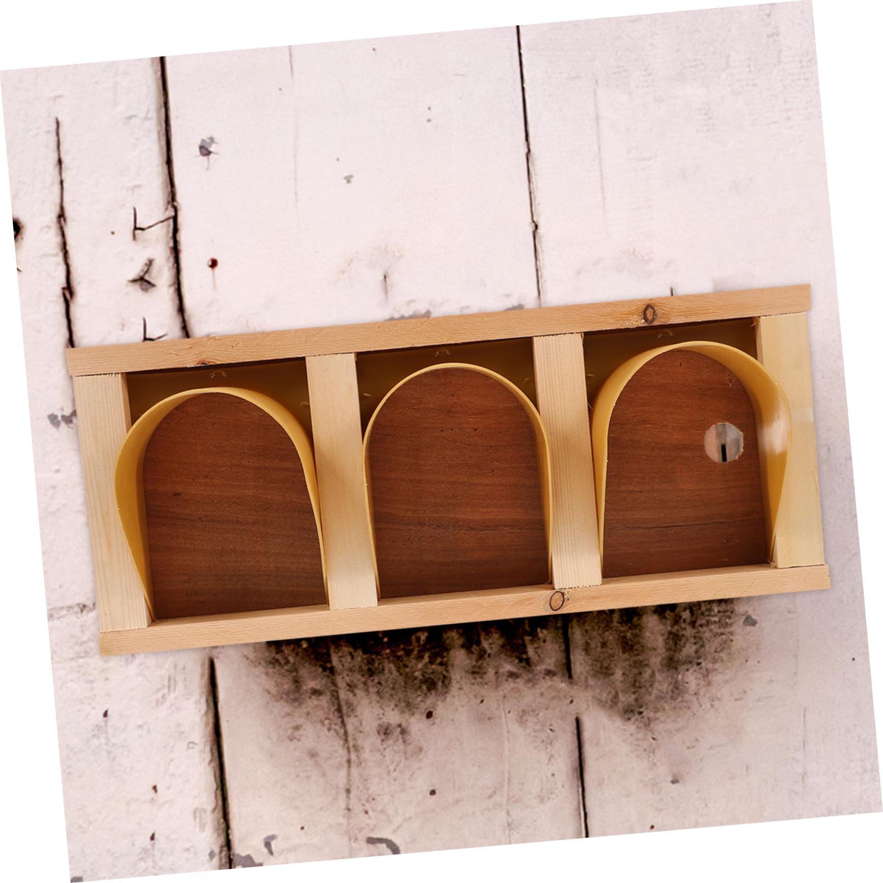 Puerta para Palomar Europea de Madera Color Caqui, Acceso | Palomas, Borde Redondeado, Instalación Sencilla, Uso en Palomar y Salto