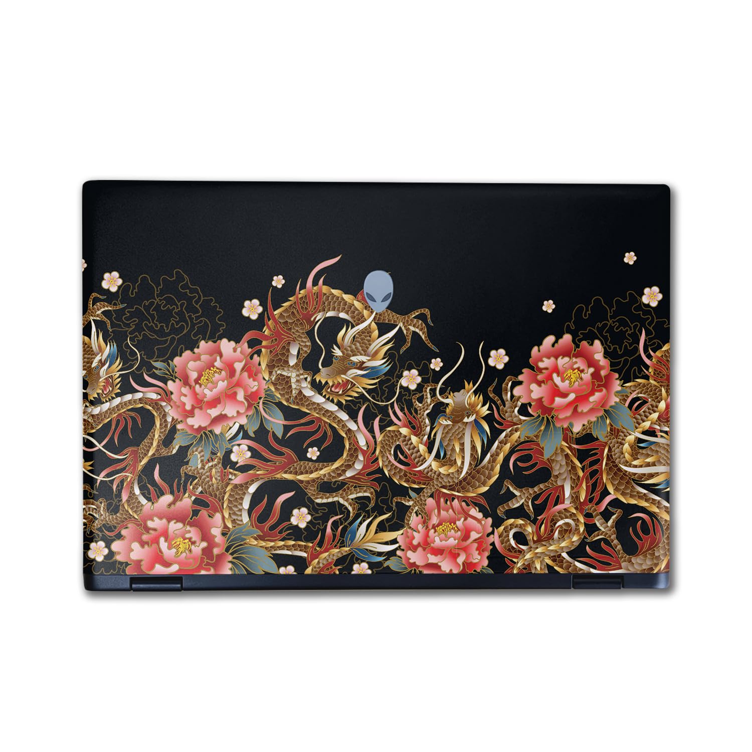 Laptop Skin Compatible with Alienware M16 R2 (2024) - Stitch Dragons - Premium 3M Vinyl Protective Wrap Decal Cover - Easy to Apply | Crafted in The USA by MightySkins