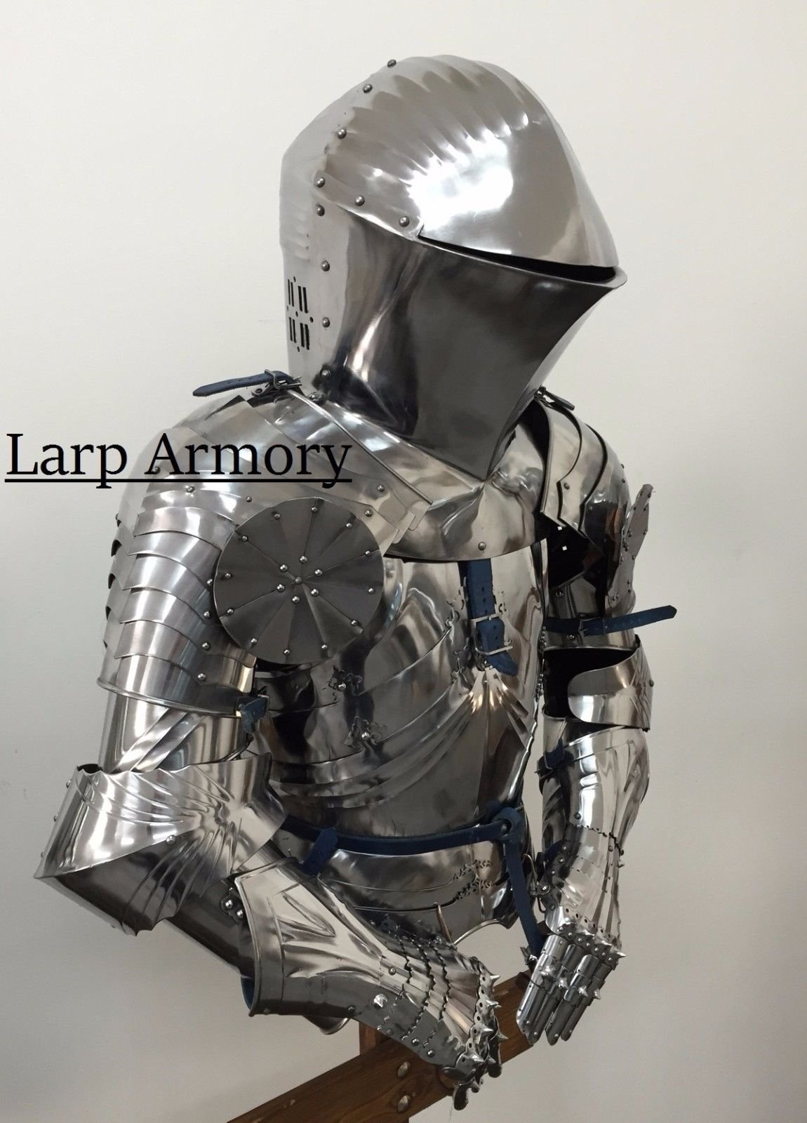 NauticalMart Authentic Knight Suit of Armour Wearable Reenactment Breastplate with Helmet