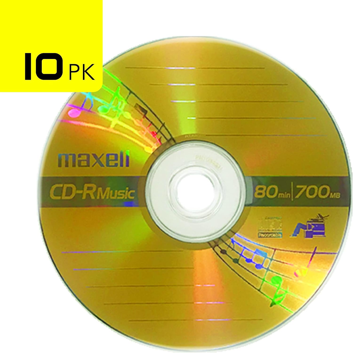 Maxell 80-Minute Music CD-Rs (625133)