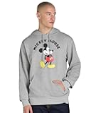 Disney Mickey Mouse Hoodie Mens Hands Behind Back Pose Graphic Print Pullover