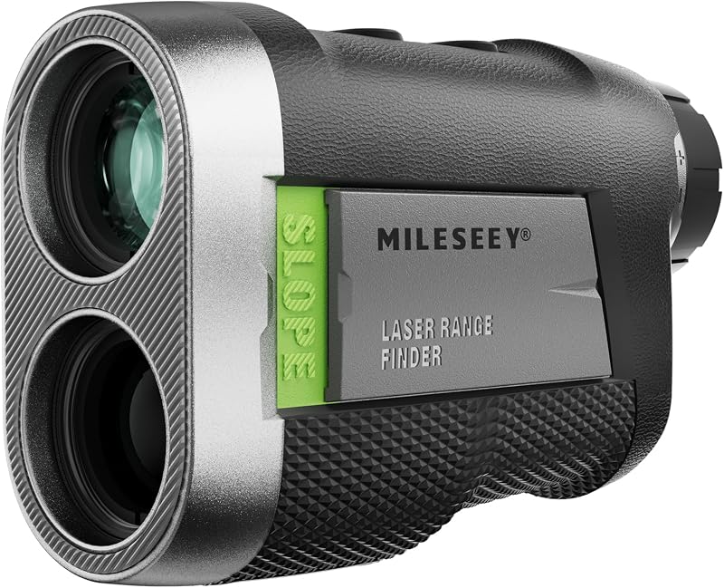 PF260 Golf Rangefinder with Slope, Removable Battery Power, 1100 yd Rechargeable Laser Range Finder Golf, ±0.4 yd Accuracy, 0.3s Flag Lock Vibration, 6X, Magnetic, Golf Accessories for Men