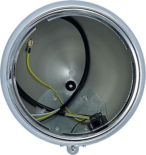 Miniatura 9 de FATECIM Carcasa redonda para faro delantero de 7 pulgadas, carcasa protectora de 7 pulgadas, cubierta protectora universal resistente para Harley