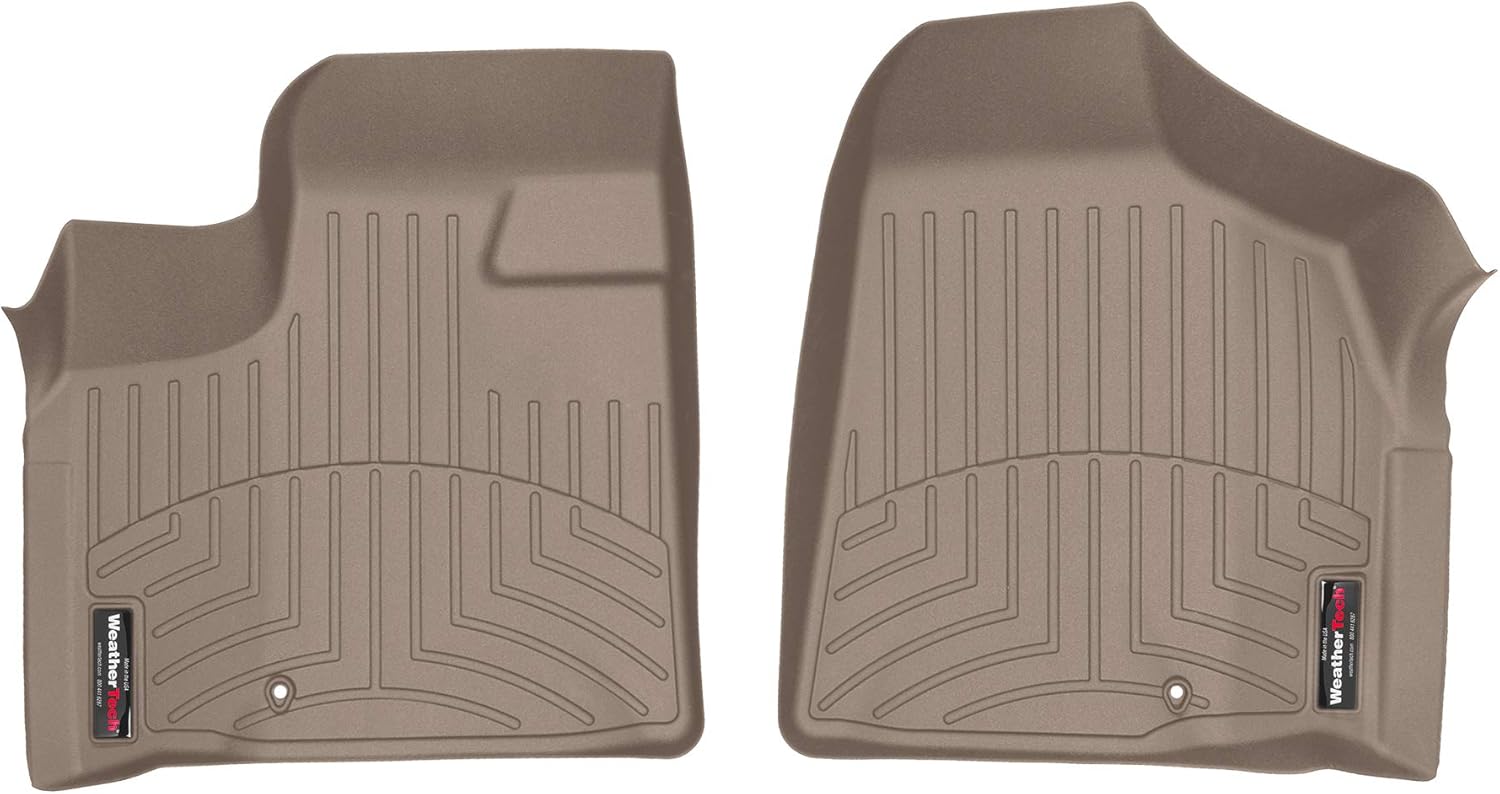 WeatherTech Custom Fit FloorLiners for Dodge Grand Caravan, Grand Caravan, Grand Caravan - 1st Row (444211), Black