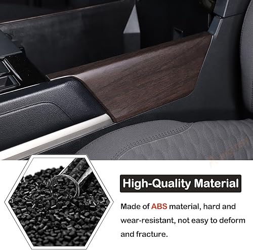 Miniatura 10 de Aunginsy Caja de reposabrazos lateral de consola central, cubierta de panel inferior para Toyota TundraSequoia 2022 2023, control central, cambio de