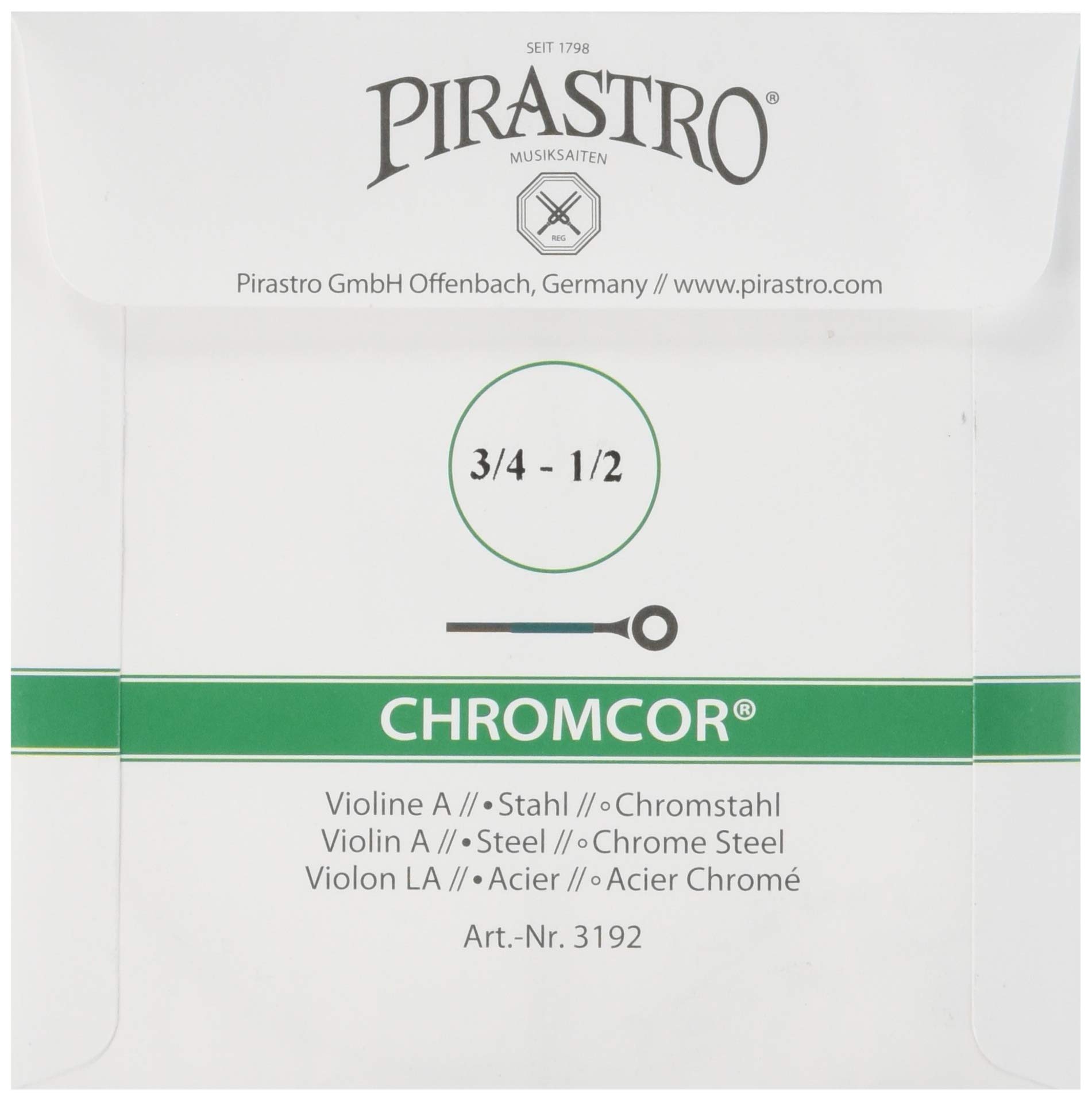 Amazon.co.jp: PIRASTRO CHROMCOR クロムコア バイオリン弦 A線