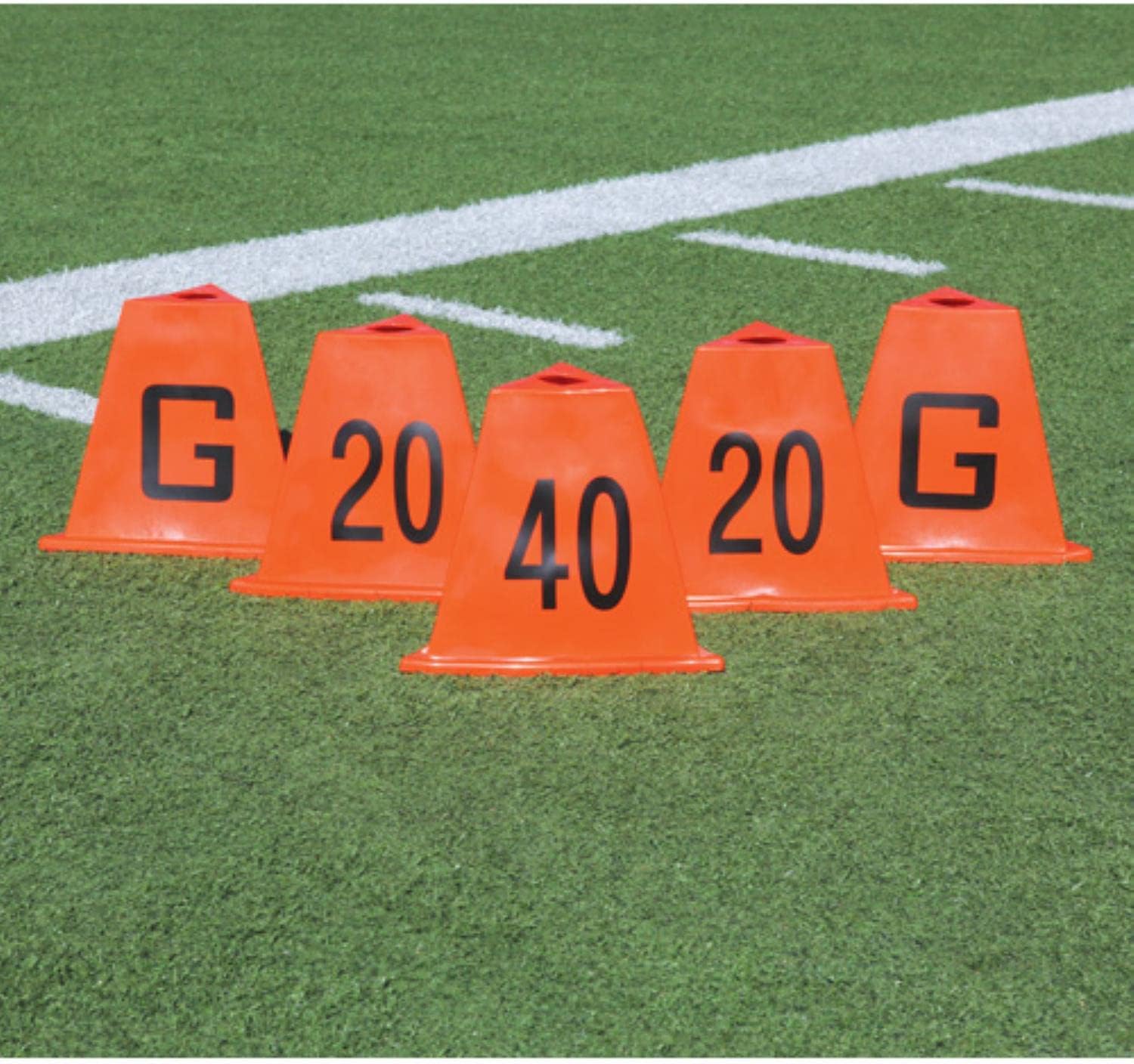 Flag Football Sideline Markers with Wind Resistant Shape