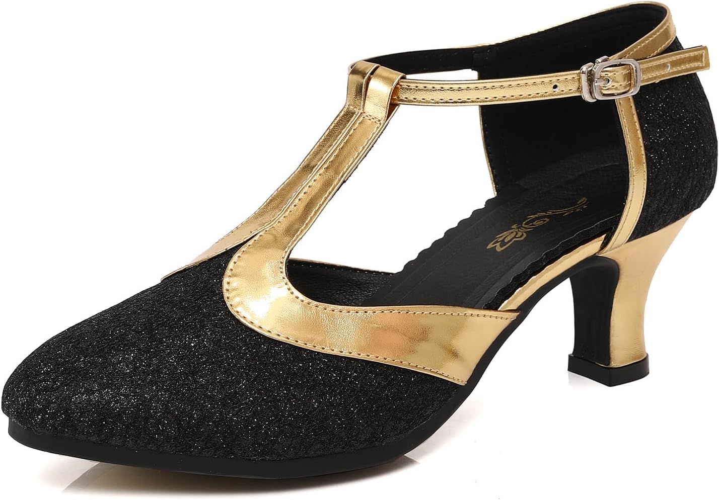 Flapper Women's Dance Shoes - Vintage T-Strap Style