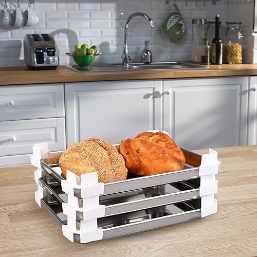 Miniatura 5 de VAIPI Apiladores de bandejas para cosecha, accesorios para secadora de congelación adecuada compatibles con bandejas de cosecha derecha, soporte