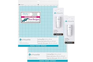 Silhouette Cameo 4 Autoblade and Standard Mat Two-Pack