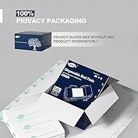 Vista 7 de Almohadillas resistentes para cama de 40"x60" Super Tamaño Chucks, 270 gramos, almohadillas desechables con respaldo de tela resistente, extra