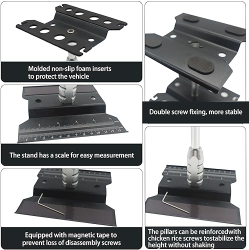 Miniatura 3 de Juego de herramientas de reparación de soporte de trabajo de reparación de automóvil a control remoto, rotación de 360 grados y 523 piezas