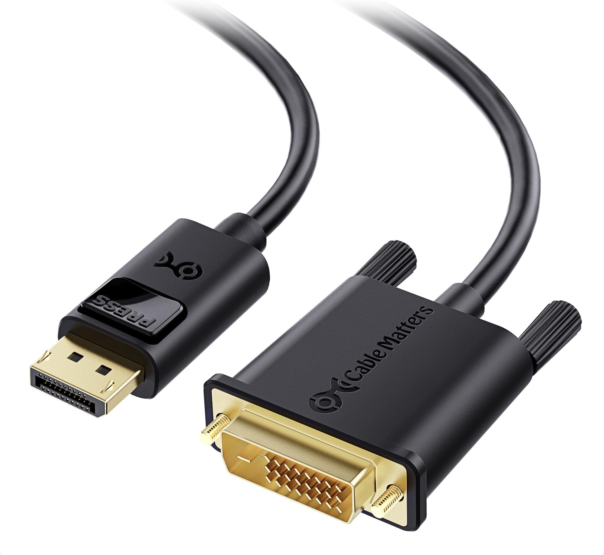 Cable Matters DisplayPort to DVI Cable (DP to DVI Cable) 6 Feet
