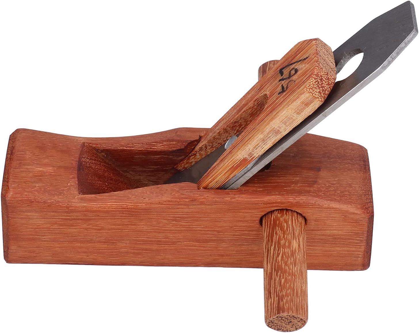 Teak Hand Plane, Woodworking Smoothing Plane Tool for Wood Planing and Trimming - Professional Carpenter Equipment for Carpentry Projects, DIY Woodworkers and Woodcraft Smoothing Tools