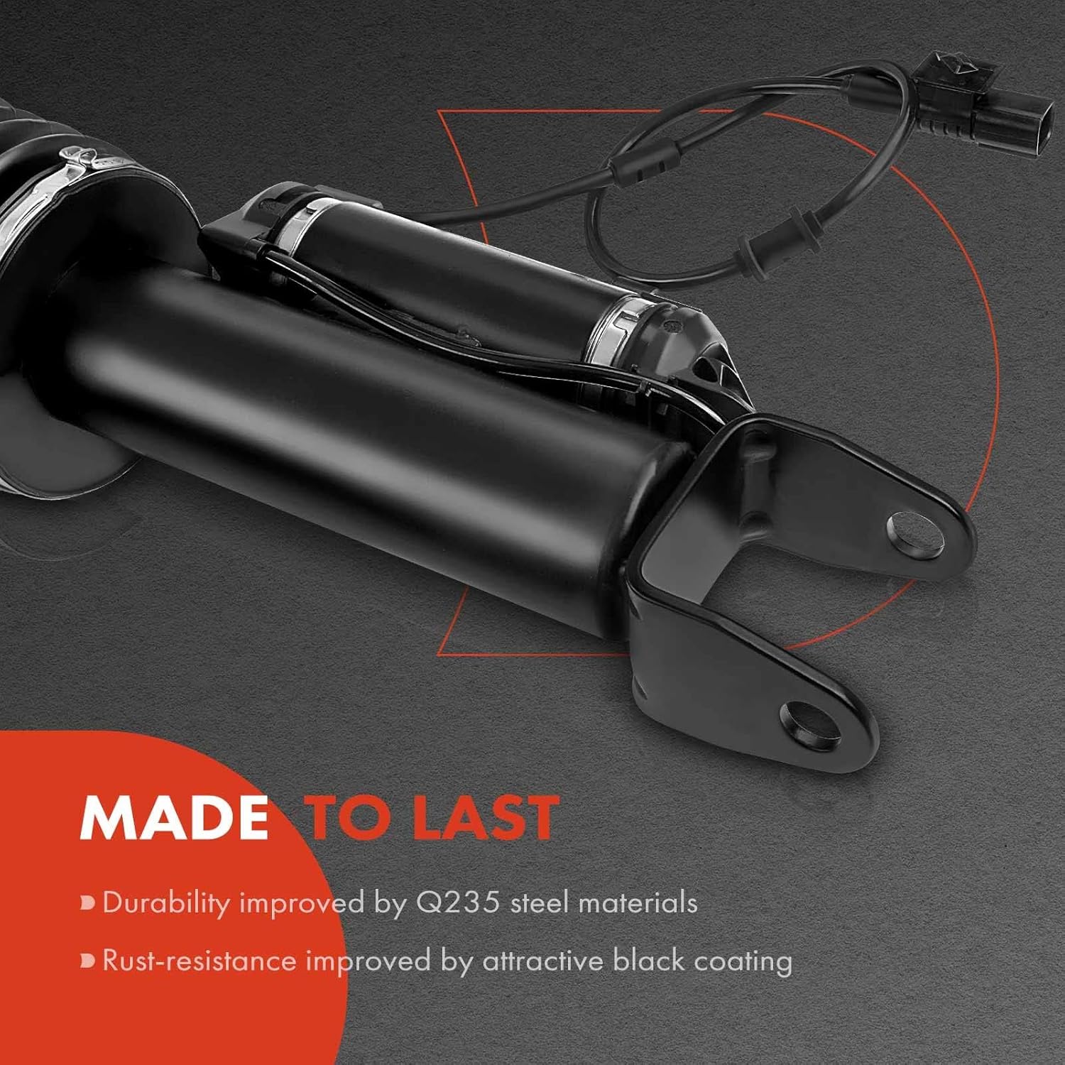 A-Premium Front Left or Right Air Suspension Shock Absorber Strut Compatible with Mercedes-Benz W163 ML63 AMG 2007 2008 2009 2010 2011, Driver or Passenger Side, Replace# 164320521380