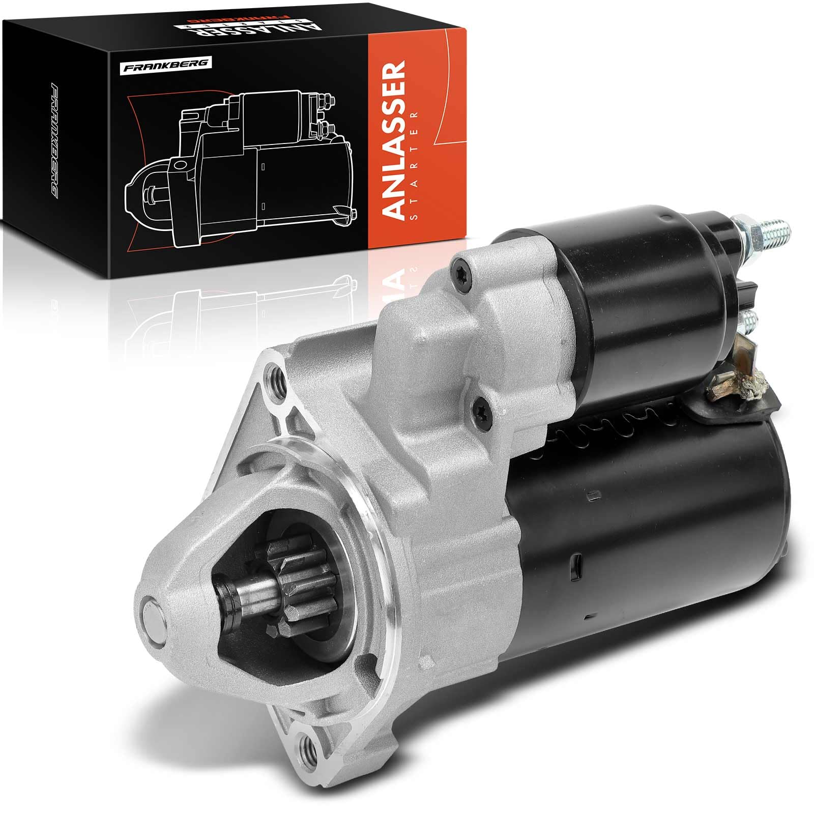 Frankberg Motor de arranque para automóvil 1,1 KW/12 V/10 dientes