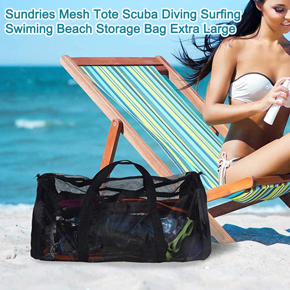 Sac De Plongée En Maille 75x40x40 Cm – Léger, Aéré, Pour équipement De Sports Nautiques