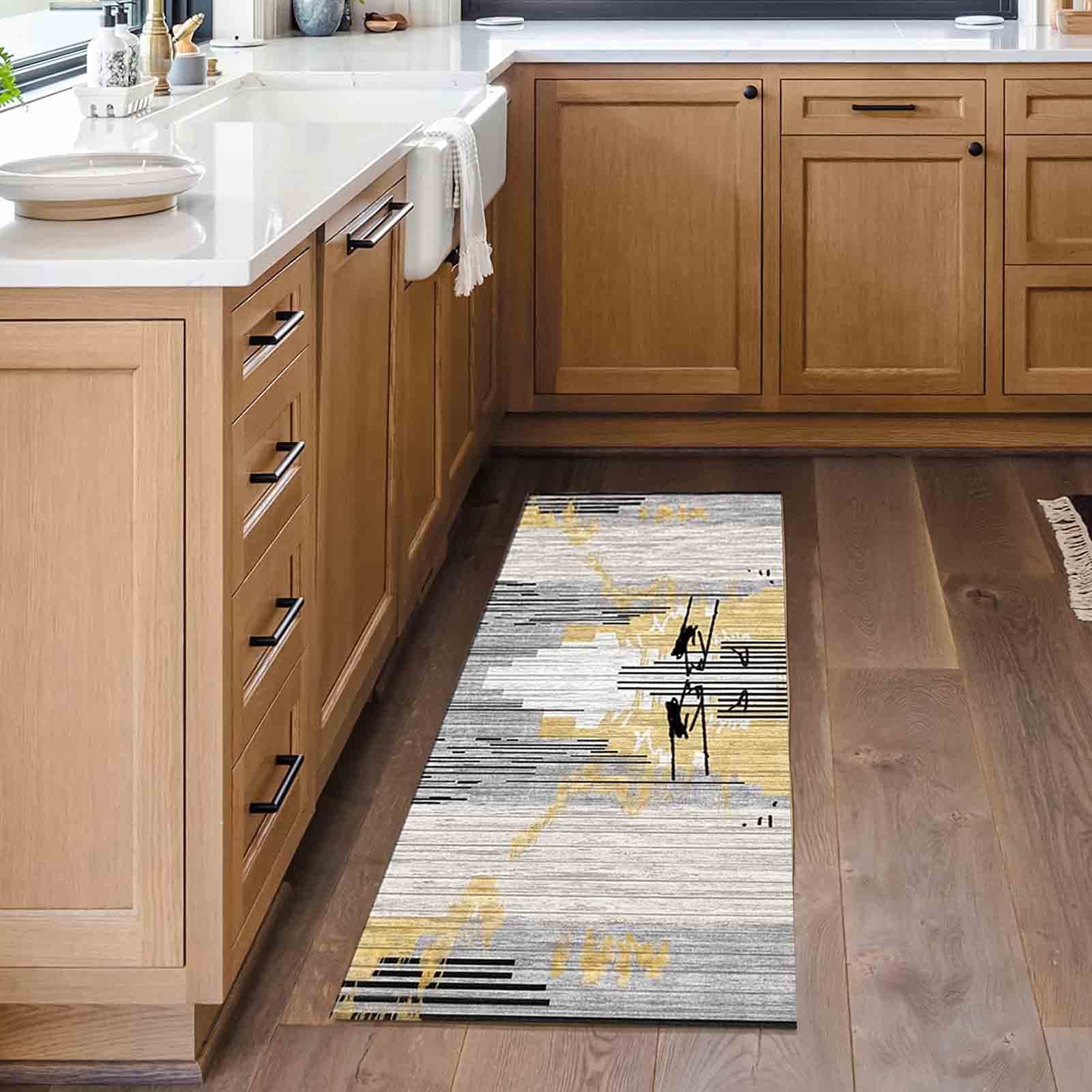 Tapis de cuisine lavable pour embellir et protéger le sol de la buanderie