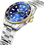 Mens Watches Stainless Steel Watches for Men Waterproof Analog Quartz Watch Men's Wrist Watches with Date Luminous Fashion Casual Watches