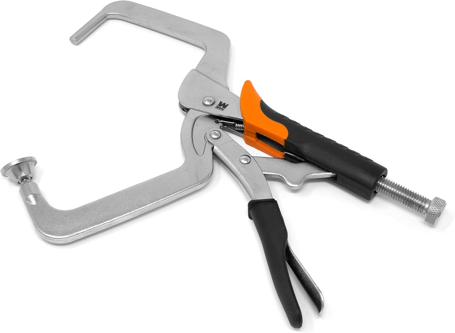 WEN CL436R 4-Inch Right Angle Clamp for Woodworking and Pocket Hole Joinery & CL327F 3-Inch Face Clamp for Woodworking and Pocket Hole Joinery