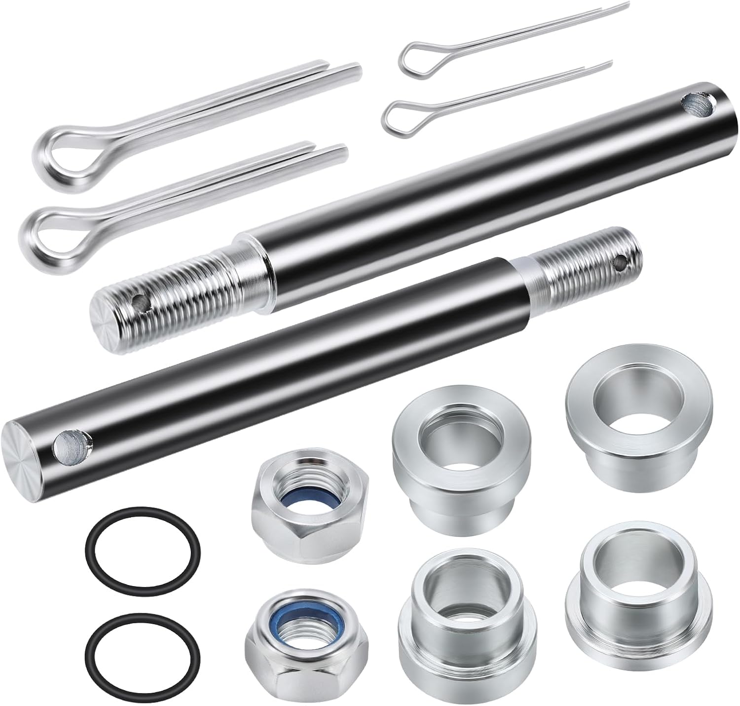 King Pin Kingpin Bushing Kit for Yamaha Golf Cart G1 G3 Gas Electric 1982-1987 OEM# J10-23516-02-00 90381-15040-00 90381-15032-00