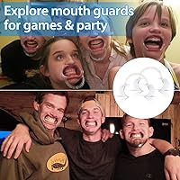 Vista 4 de EZGO 20 piezas (tamaño L) para blanquear los dientes en forma de C, abridor de boca dental desechable, retractor de mejillas de labios dentales