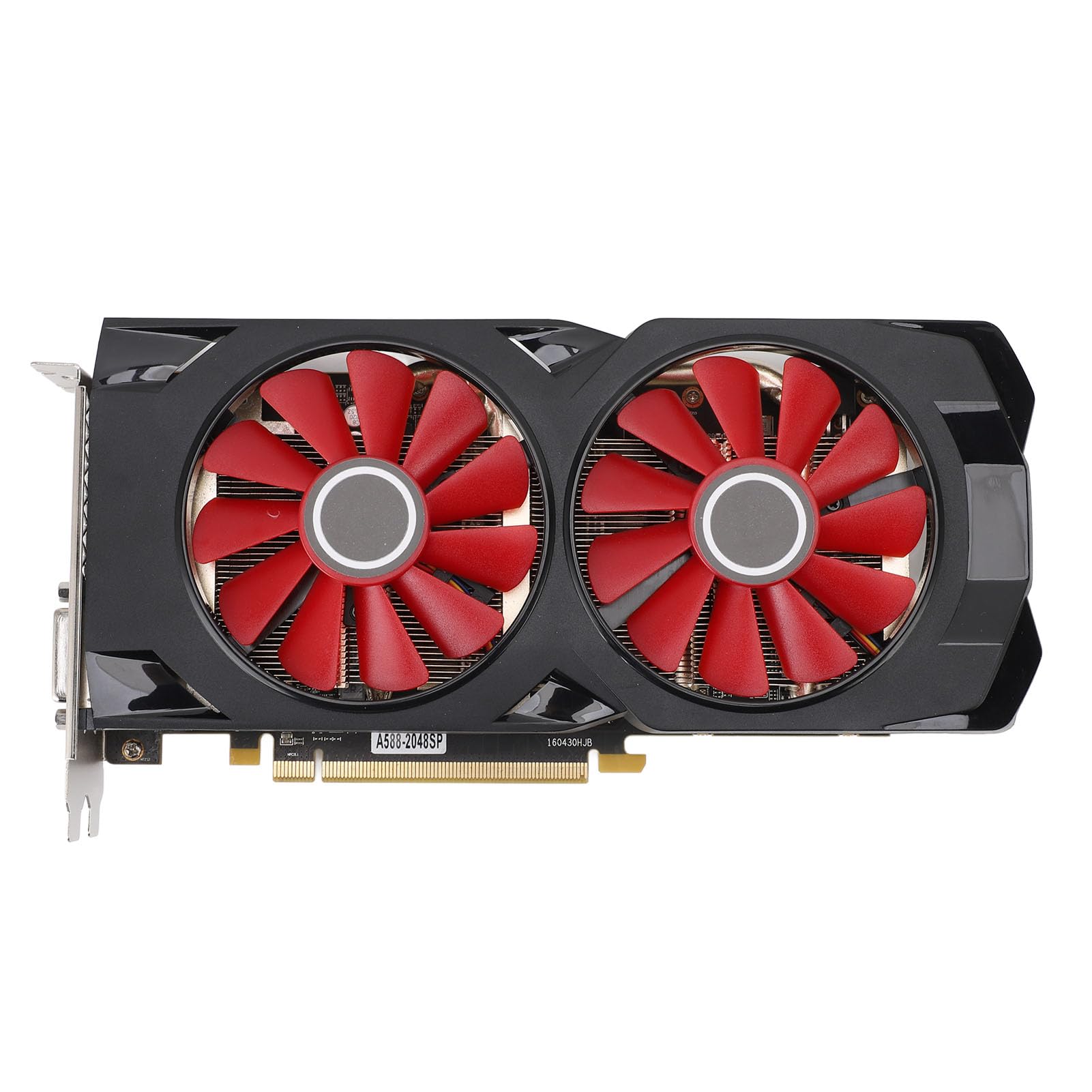 Carte Graphique, 2048 8 Go Pamiage Informatique Carte Vidéo GPU avec 2 Ventilateurs Refroidissement, Interface DVIAPORT HD DVI, Emplacement PCI Express 3.0