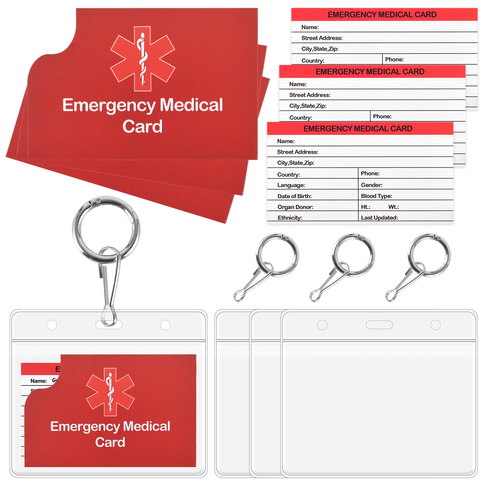 amazon-com-4-pack-medical-alert-keychain-emergency-medical-information-id-card-emergency-contact-card-wallet-with-resealable-badge-holder-for-caretakers-red-keychain-health-household for Free Printable Emergency Contact Card Amazon.com: 4 Pack Medical Alert Keychain Emergency Medical Information Id Card Emergency Contact Card Wallet with Resealable Badge Holder for Caretakers (Red Keychain) : Health & Household for Free Printable Emergency Contact Card