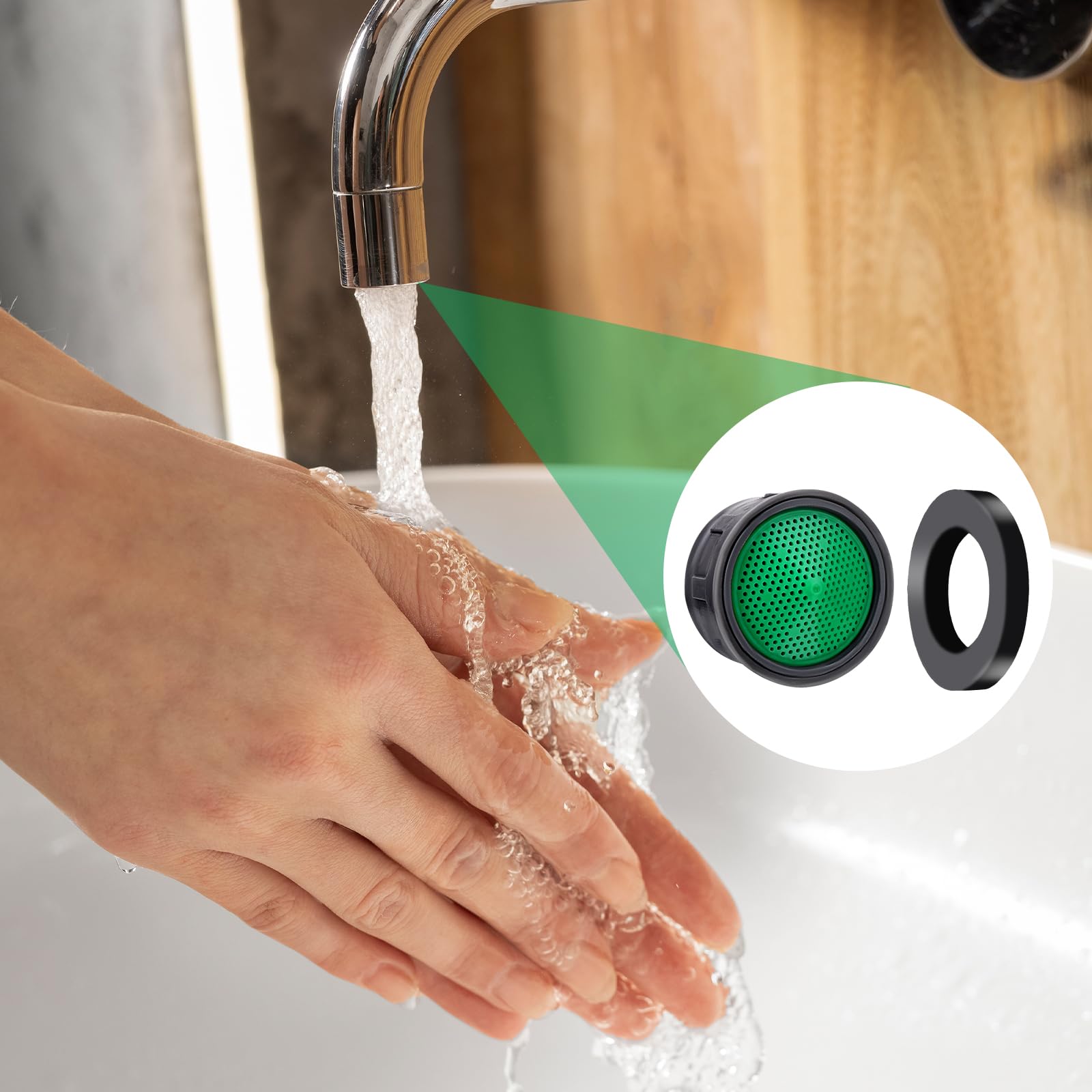 Set di 20 Aeratori per Rubinetto Cucina - Rompigetto e Filtri per Acqua Lavandino
